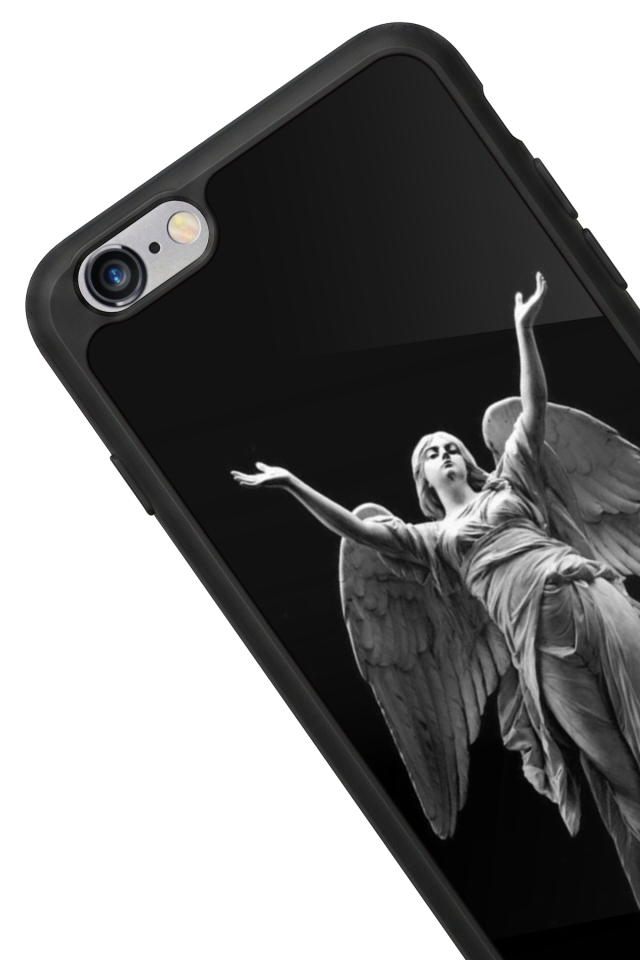 iPhone 6s Plus Uyumlu Melek Tasarımlı Glossy Premium Kılıf