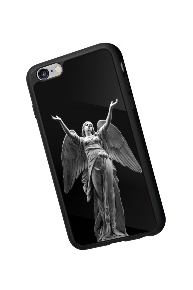 iPhone 6s Plus Uyumlu Melek Tasarımlı Glossy Premium Kılıf