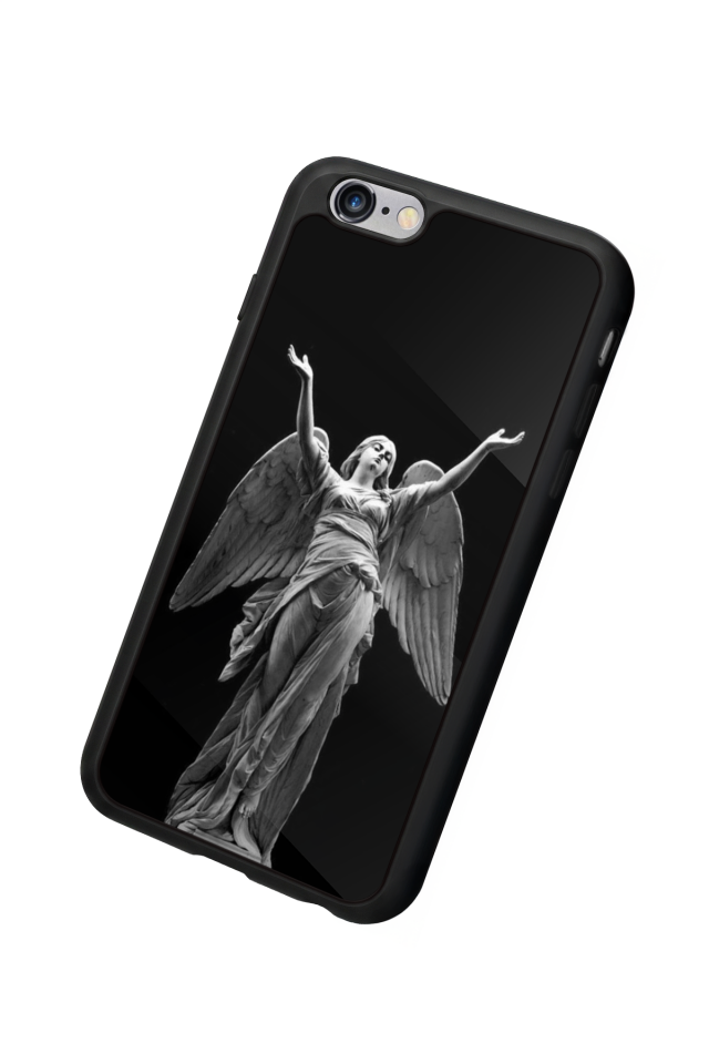 iPhone 6s Plus Uyumlu Melek Tasarımlı Glossy Premium Kılıf