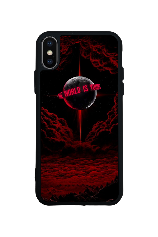 iPhone X/ XS Uyumlu Scarface Tasarımlı Glossy Premium Kılıf