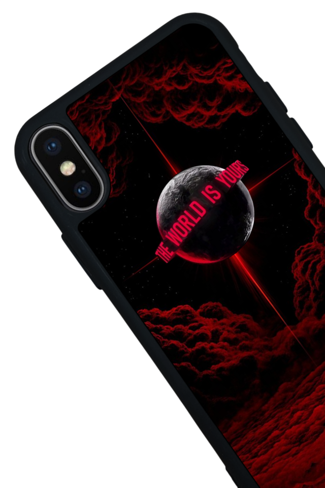 iPhone X/ XS Uyumlu Scarface Tasarımlı Glossy Premium Kılıf