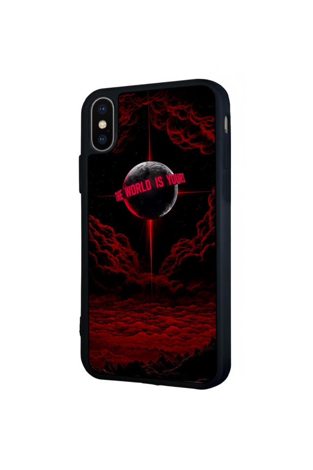 iPhone X/ XS Uyumlu Scarface Tasarımlı Glossy Premium Kılıf