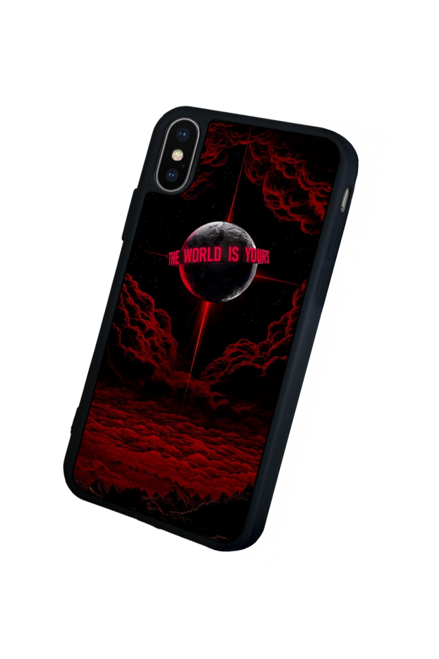 iPhone X/ XS Uyumlu Scarface Tasarımlı Glossy Premium Kılıf