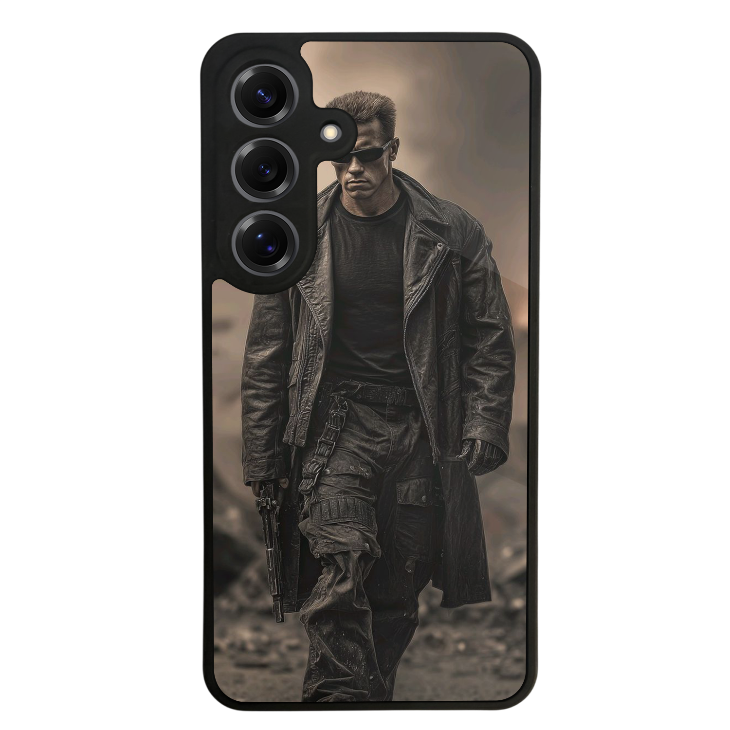 Samsung Galaxy S25 Uyumlu Terminator Tasarımlı Glossy Premium Kılıf