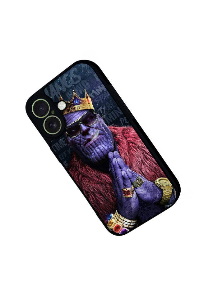 iPhone 17 Uyumlu Thanos Tasarımlı Glossy Premium Kılıf