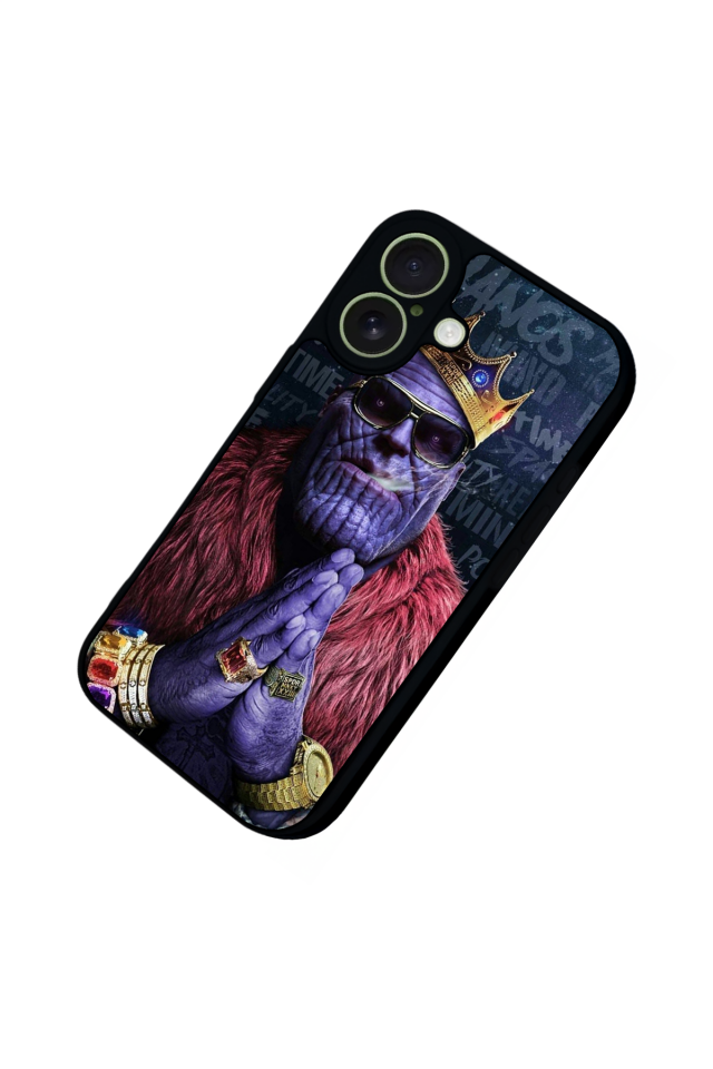 iPhone 17 Uyumlu Thanos Tasarımlı Glossy Premium Kılıf