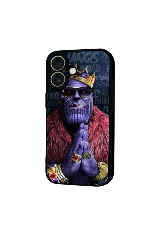 iPhone 17 Uyumlu Thanos Tasarımlı Glossy Premium Kılıf