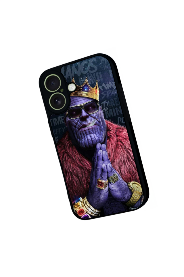 iPhone 17 Uyumlu Thanos Tasarımlı Glossy Premium Kılıf