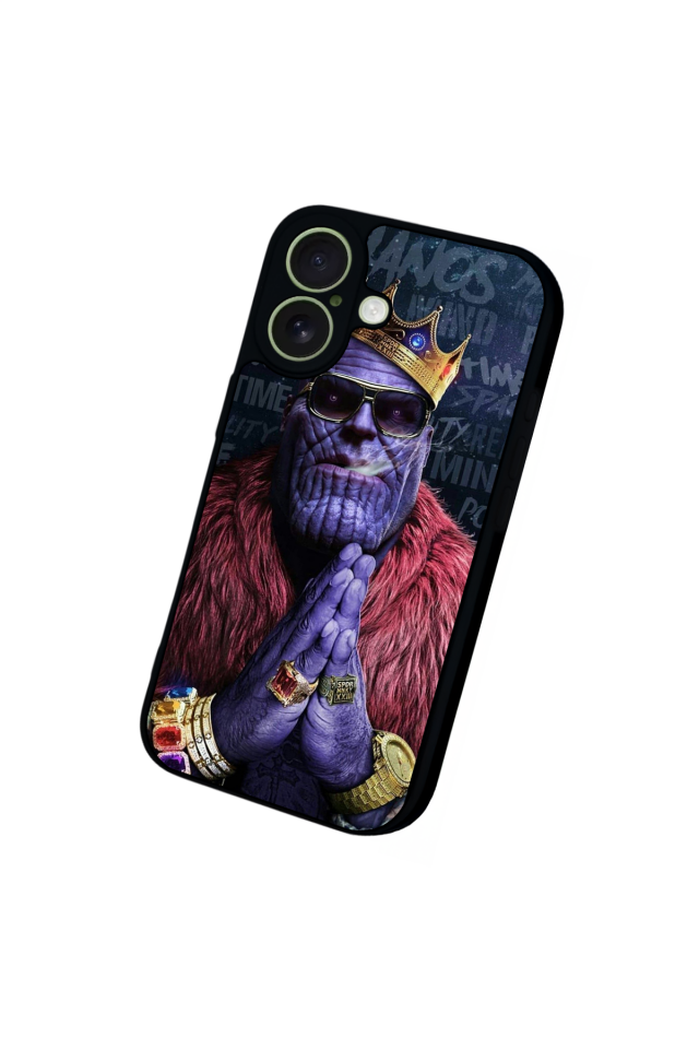 iPhone 17 Uyumlu Thanos Tasarımlı Glossy Premium Kılıf