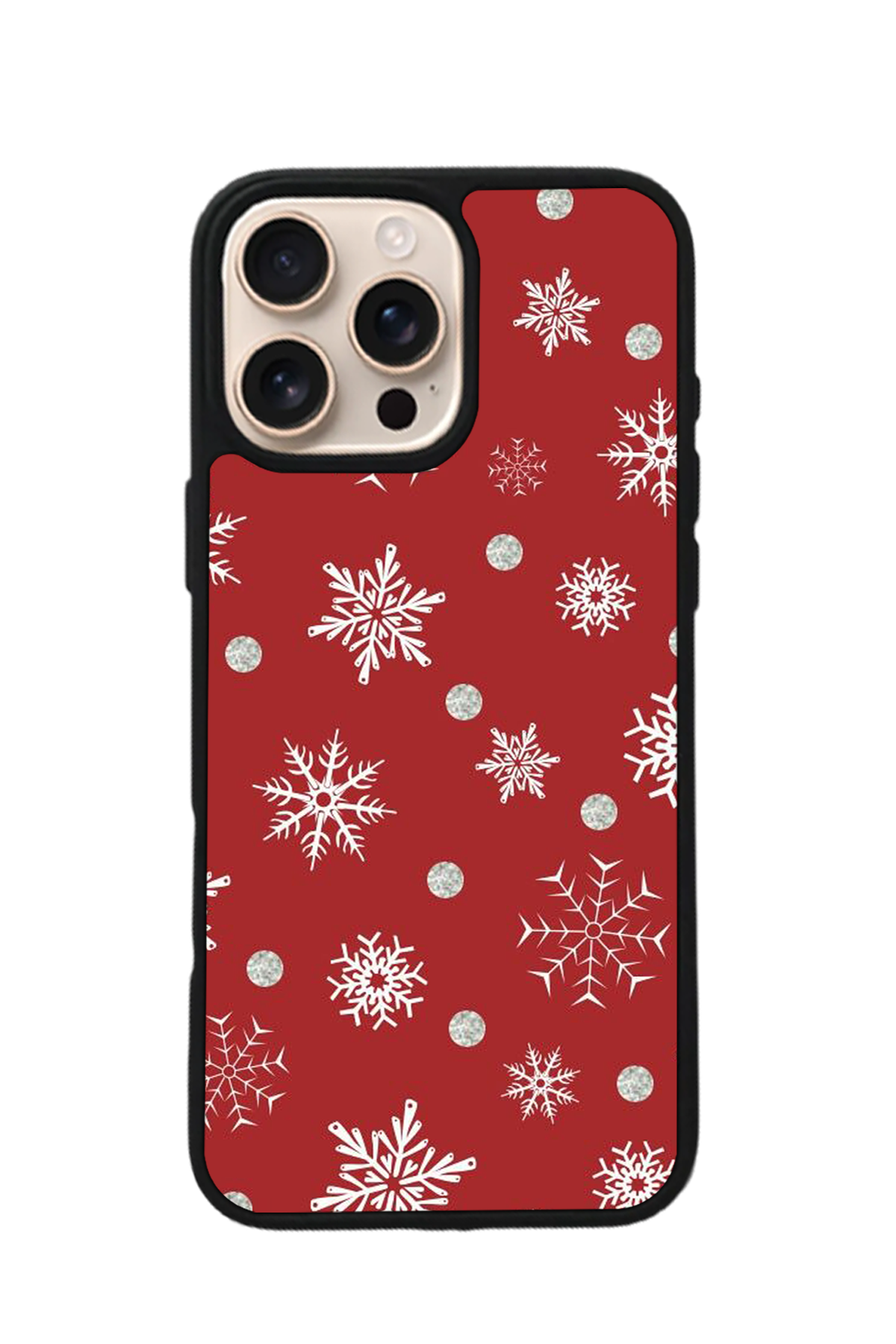 iPhone 15 Pro Uyumlu Yilbasi Christmas Tasarımlı Glossy Premium Kılıf
