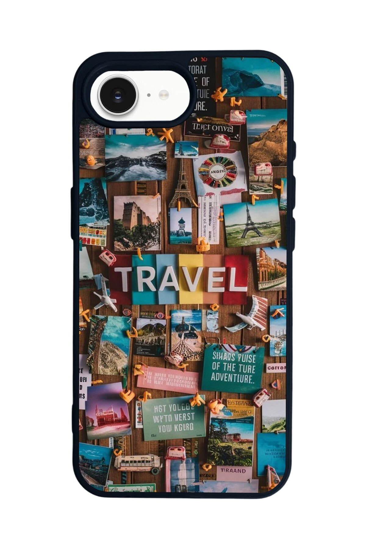 iPhone 16E Uyumlu Poster Tasarımlı Glossy Premium Kılıf