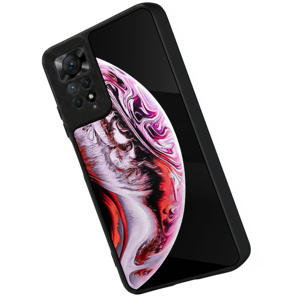 Xiaomi Redmi Note 11 Pro Uyumlu Ay Tasarımlı Glossy Premium Kılıf