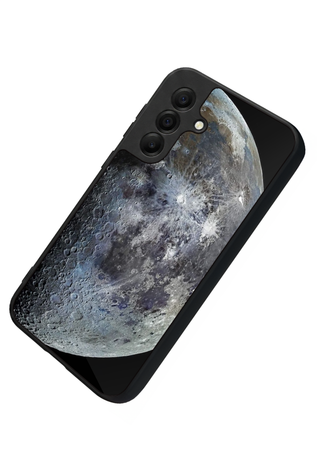 Samsung Galaxy A17 Uyumlu Ay Tasarımlı Glossy Premium Kılıf