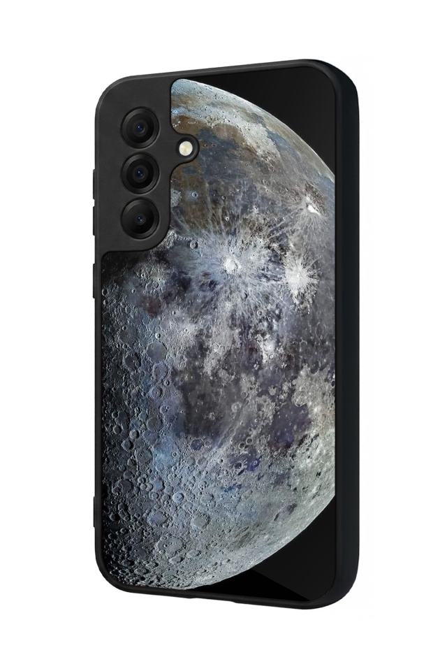 Samsung Galaxy A17 Uyumlu Ay Tasarımlı Glossy Premium Kılıf