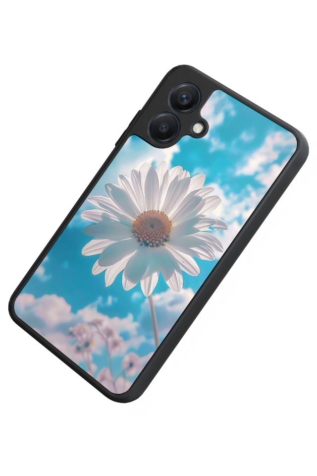 Samsung Galaxy A07 Uyumlu Cicek Tasarımlı Glossy Premium Kılıf