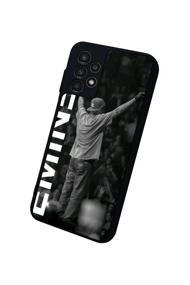 Samsung Galaxy A13 Uyumlu Eminem Tasarımlı Glossy Premium Kılıf