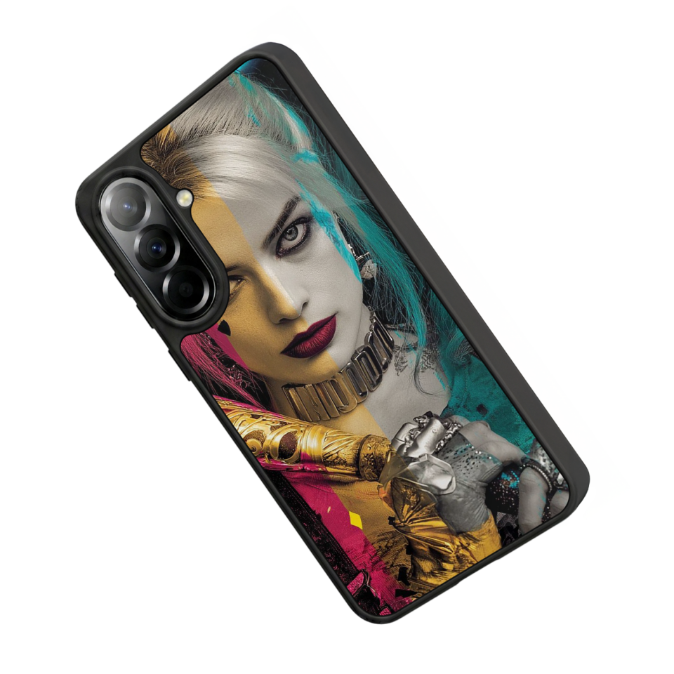 Samsung Galaxy A37 Uyumlu HarleyQueen Tasarımlı Glossy Premium Kılıf