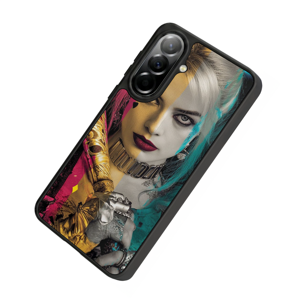 Samsung Galaxy A37 Uyumlu HarleyQueen Tasarımlı Glossy Premium Kılıf