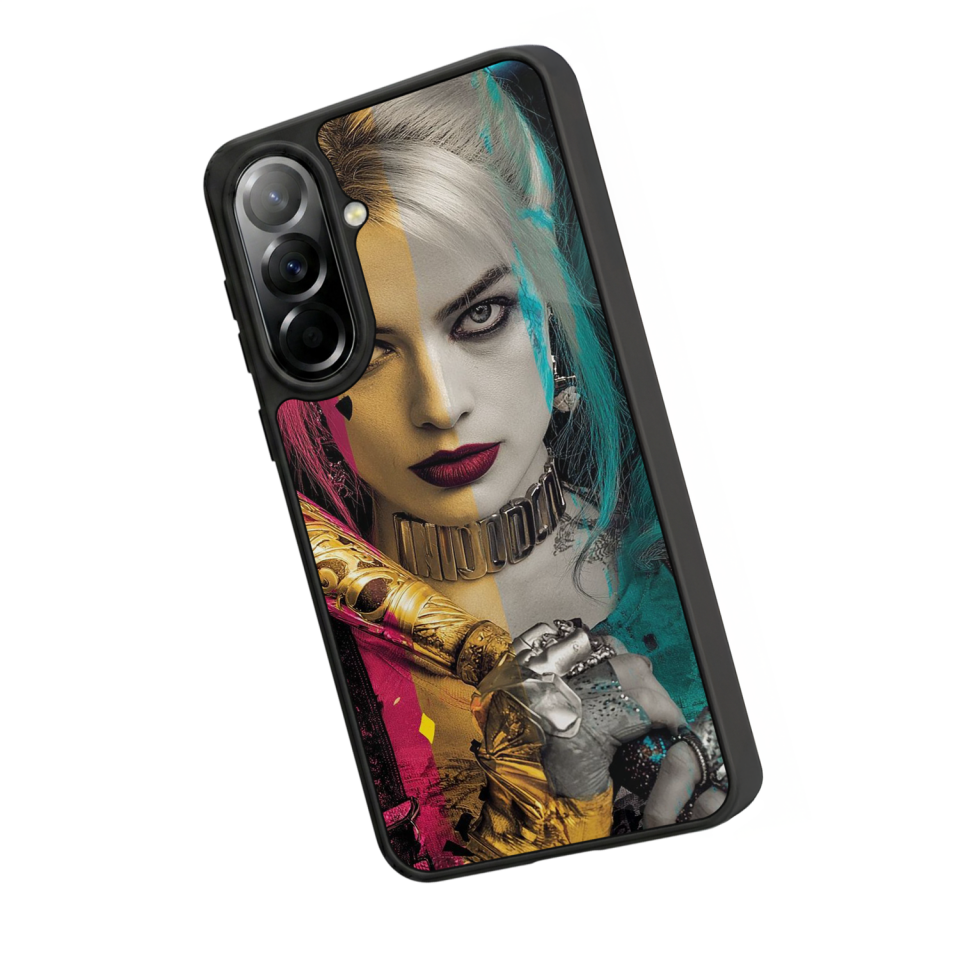 Samsung Galaxy A37 Uyumlu HarleyQueen Tasarımlı Glossy Premium Kılıf