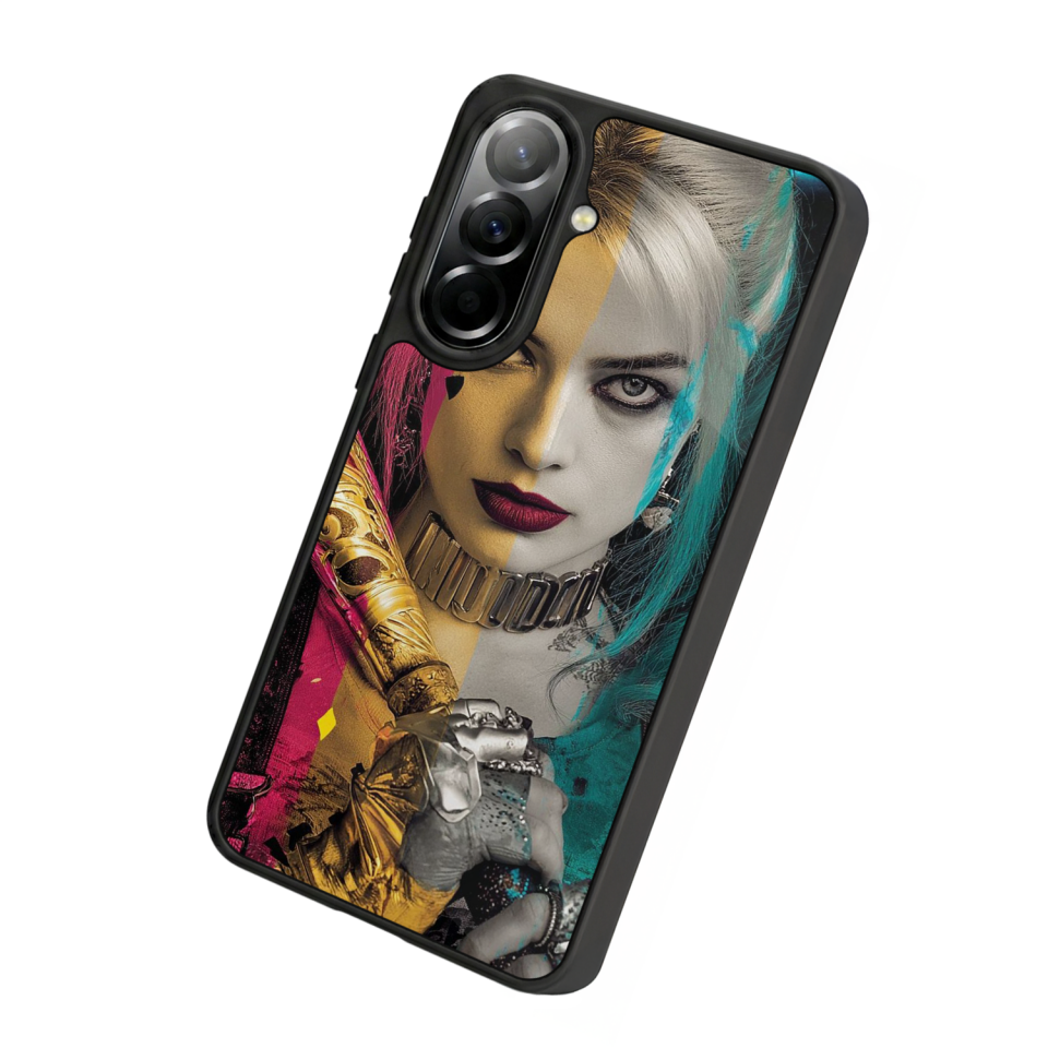 Samsung Galaxy A37 Uyumlu HarleyQueen Tasarımlı Glossy Premium Kılıf
