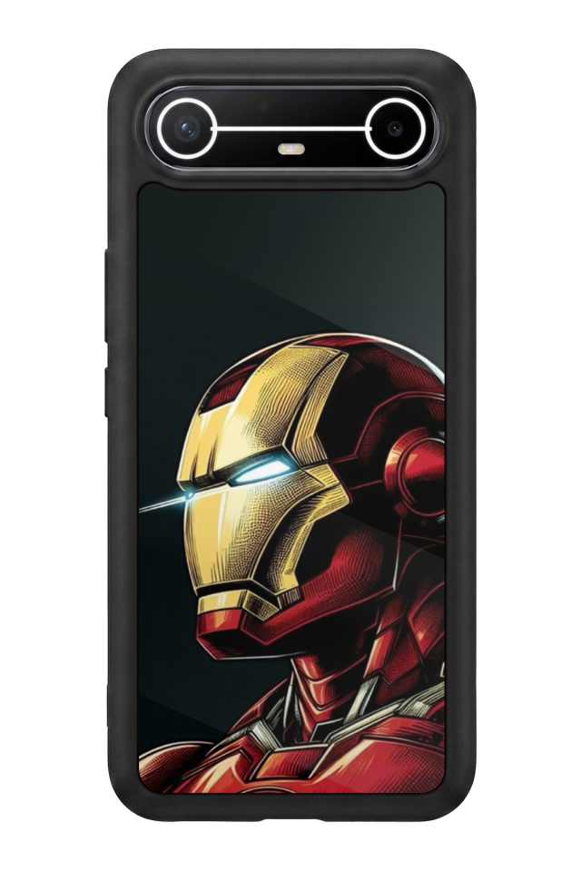 Tecno Spark Slim 5G Uyumlu  Iron Man ( Demir Adam ) Tasarımlı Glossy Premium Kılıf
