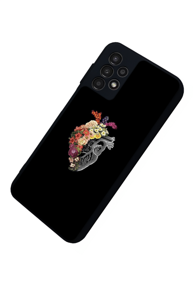 Samsung Galaxy A23 Uyumlu Kalp Love Tasarımlı Glossy Premium Kılıf