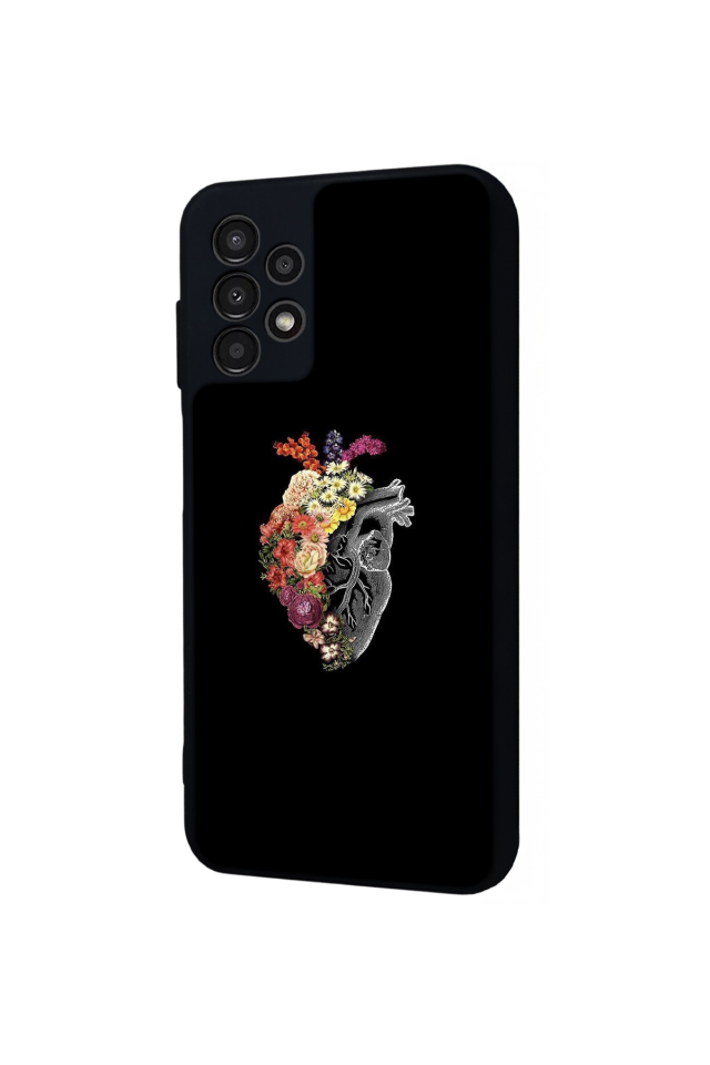Samsung Galaxy A23 Uyumlu Kalp Love Tasarımlı Glossy Premium Kılıf