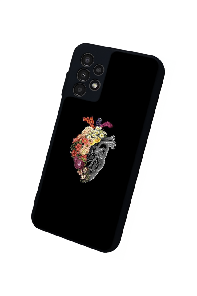 Samsung Galaxy A23 Uyumlu Kalp Love Tasarımlı Glossy Premium Kılıf
