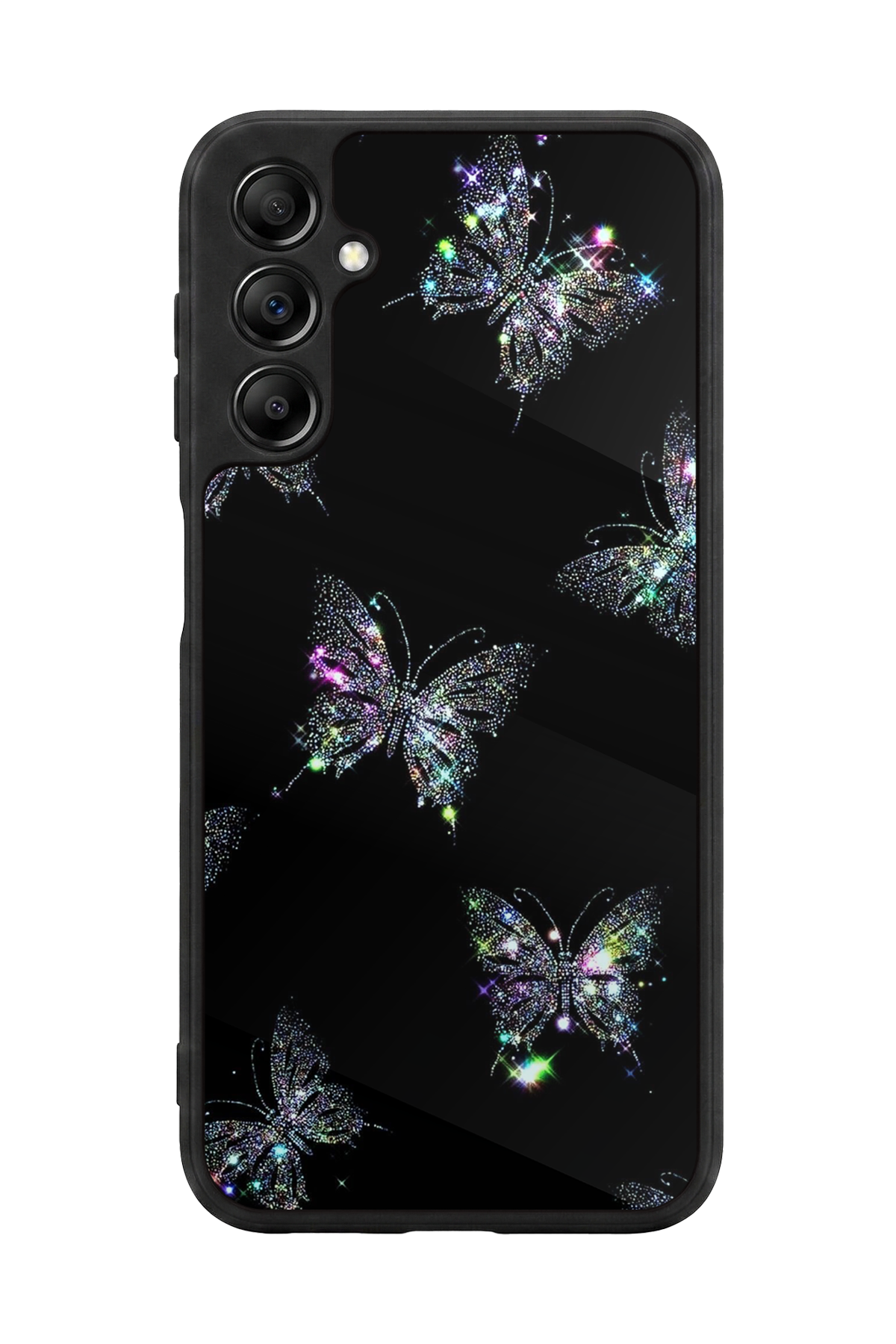 Samsung Galaxy A14 Uyumlu Kelebek Tasarımlı Glossy Premium Kılıf