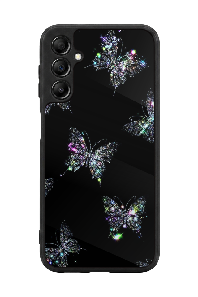 Samsung Galaxy A14 Uyumlu Kelebek Tasarımlı Glossy Premium Kılıf