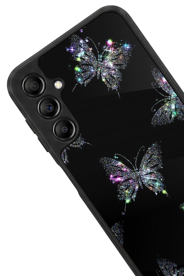 Samsung Galaxy A14 Uyumlu Kelebek Tasarımlı Glossy Premium Kılıf