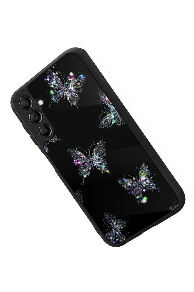 Samsung Galaxy A14 Uyumlu Kelebek Tasarımlı Glossy Premium Kılıf