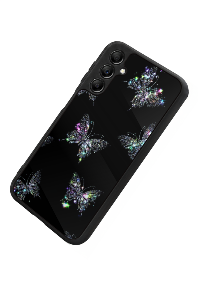 Samsung Galaxy A14 Uyumlu Kelebek Tasarımlı Glossy Premium Kılıf