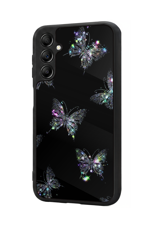 Samsung Galaxy A14 Uyumlu Kelebek Tasarımlı Glossy Premium Kılıf
