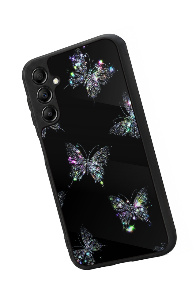Samsung Galaxy A14 Uyumlu Kelebek Tasarımlı Glossy Premium Kılıf