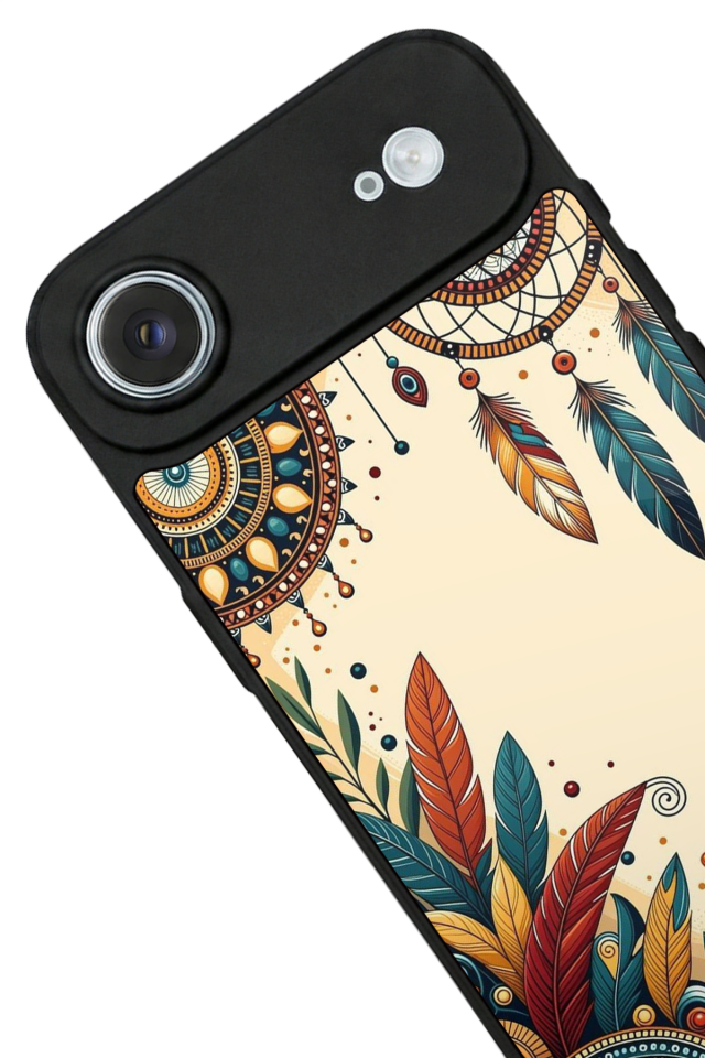 iPhone 17 Air Uyumlu Mandala Tasarımlı Glossy Premium Kılıf