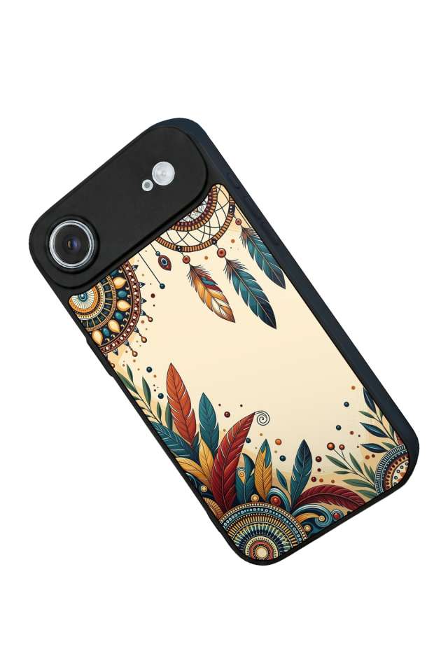 iPhone 17 Air Uyumlu Mandala Tasarımlı Glossy Premium Kılıf