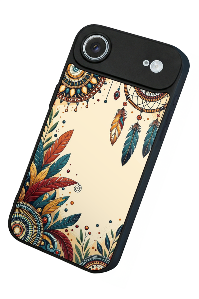 iPhone 17 Air Uyumlu Mandala Tasarımlı Glossy Premium Kılıf