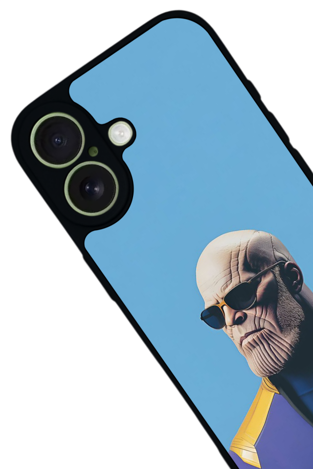 iPhone 17 Uyumlu Thanos Tasarımlı Glossy Premium Kılıf