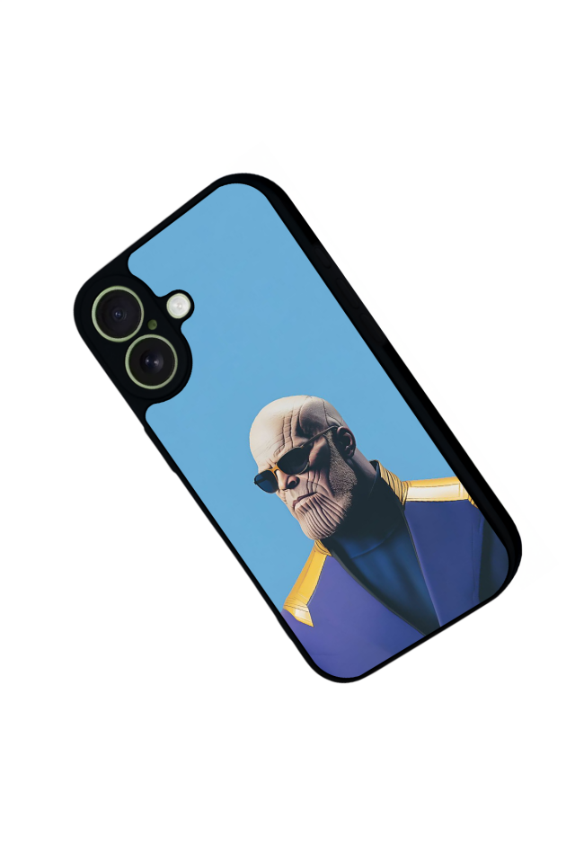 iPhone 17 Uyumlu Thanos Tasarımlı Glossy Premium Kılıf