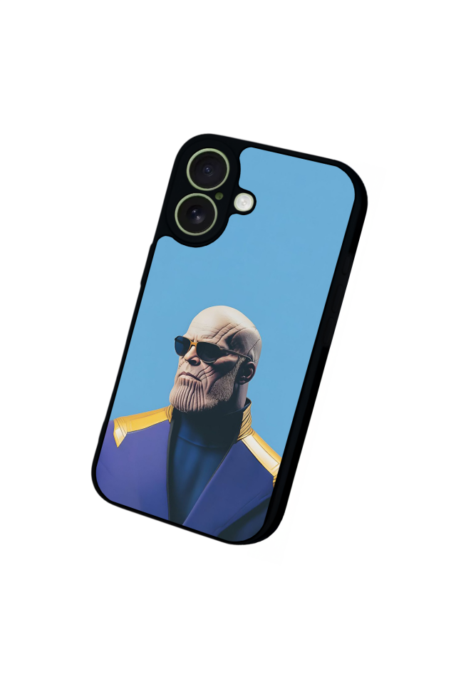 iPhone 17 Uyumlu Thanos Tasarımlı Glossy Premium Kılıf