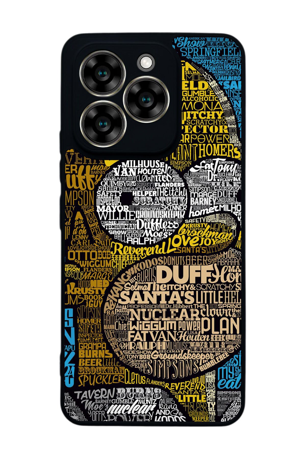 Reeder S919 Uyumlu The Simpsons Tasarımlı Glossy Premium Kılıf