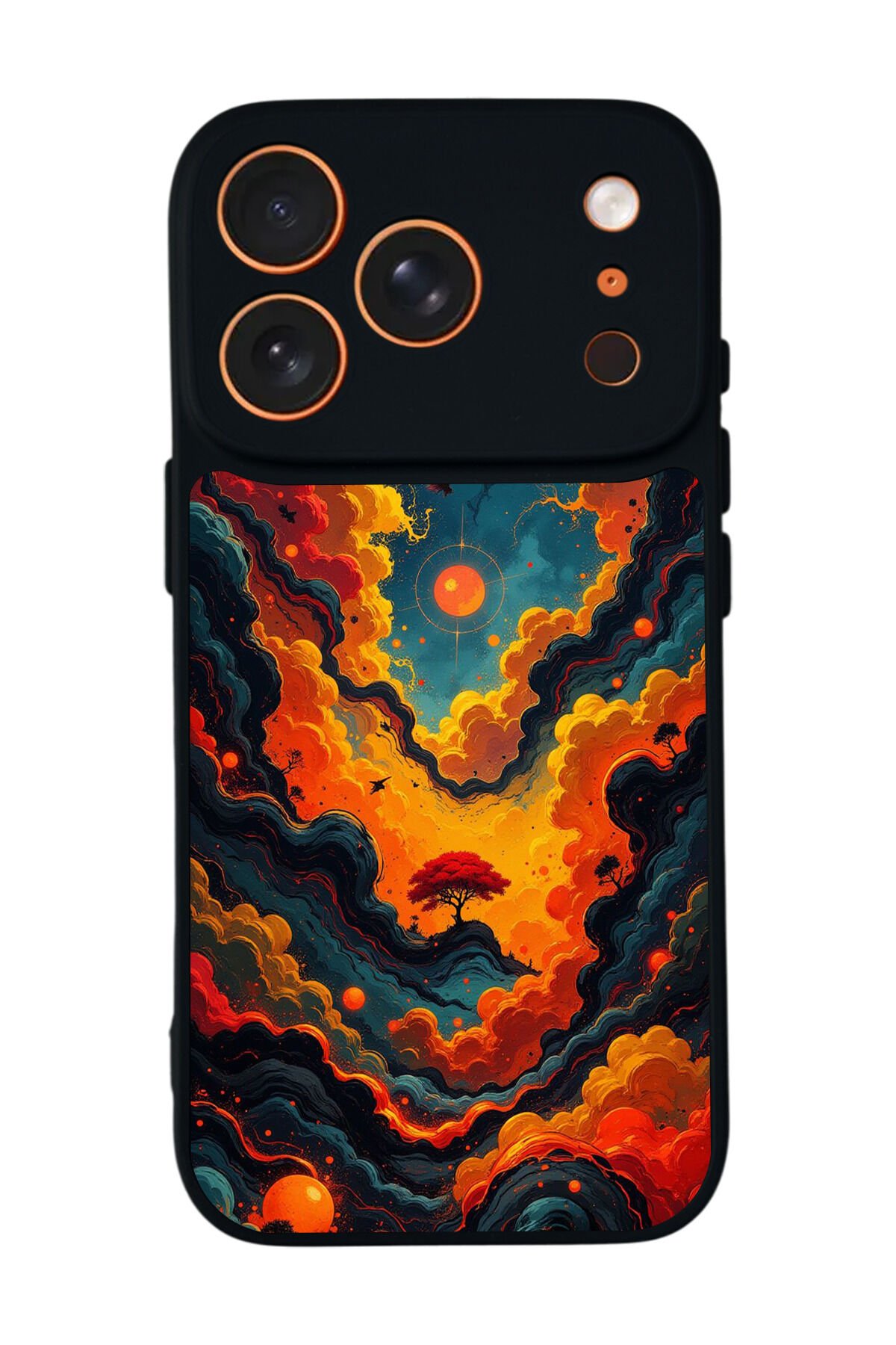 iPhone 17 Pro Max Uyumlu Abstract Tasarımlı Glossy Premium Kılıf