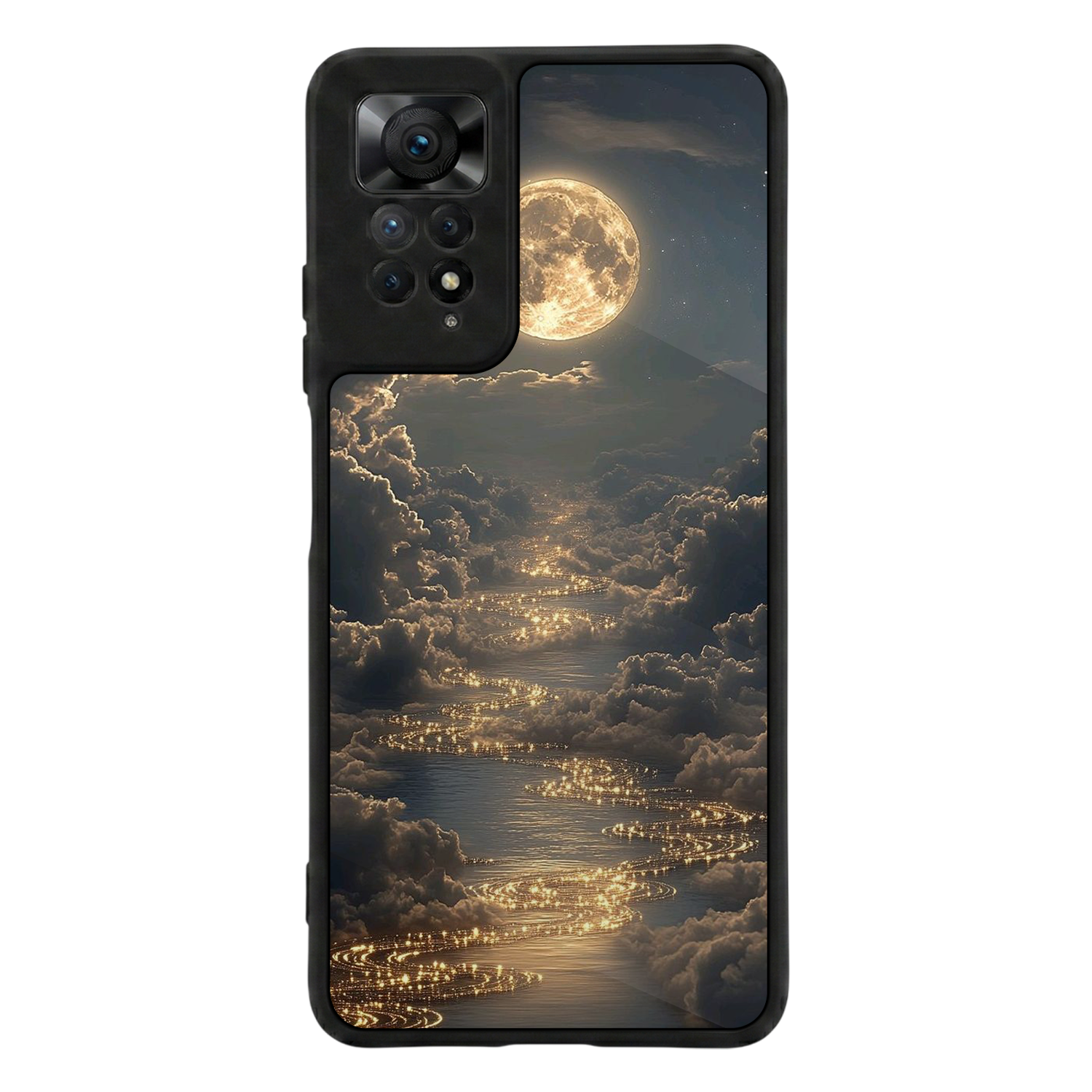 Xiaomi Redmi Note 11 Pro Uyumlu Ay Tasarımlı Glossy Premium Kılıf