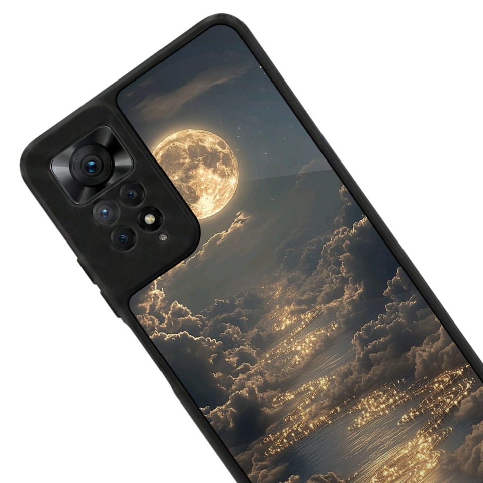 Xiaomi Redmi Note 11 Pro Uyumlu Ay Tasarımlı Glossy Premium Kılıf
