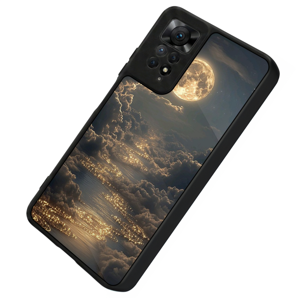 Xiaomi Redmi Note 11 Pro Uyumlu Ay Tasarımlı Glossy Premium Kılıf