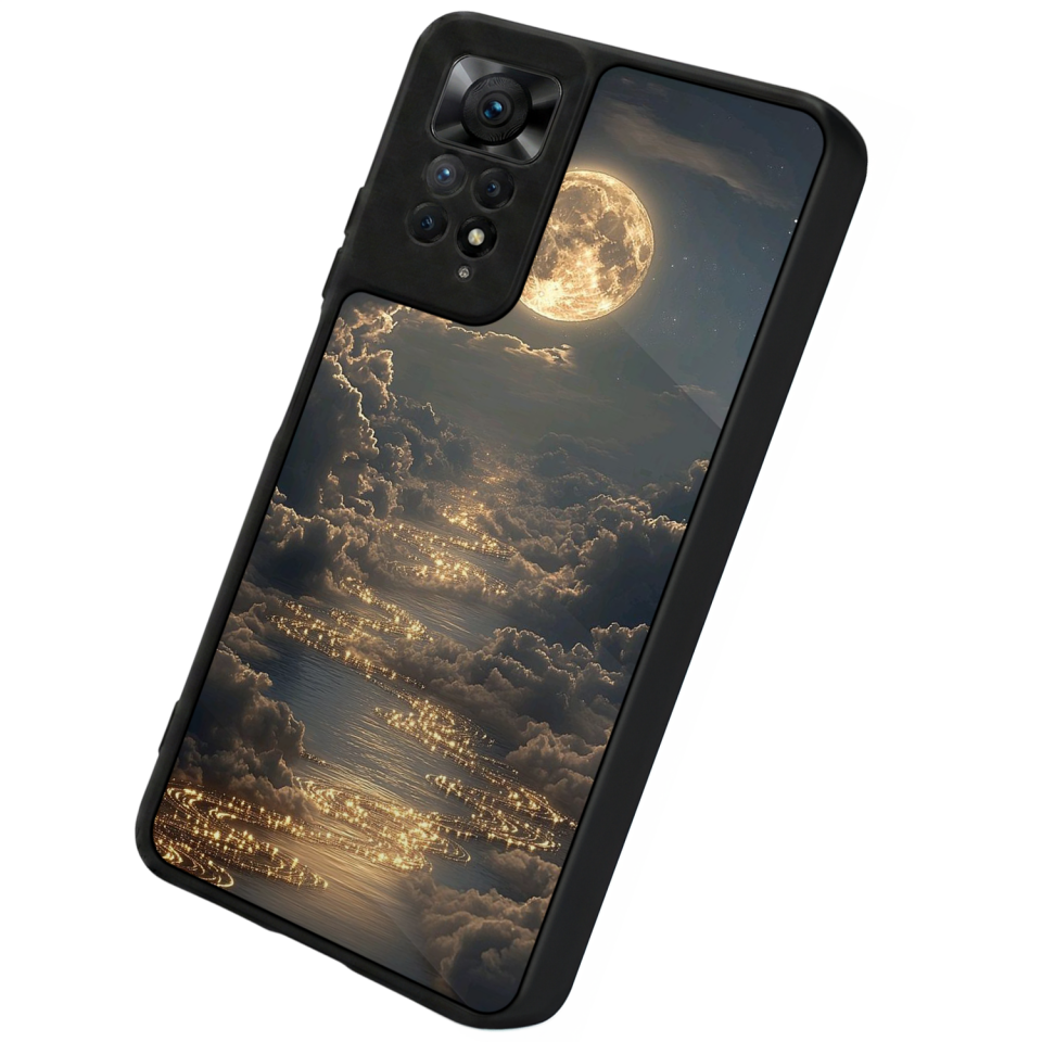 Xiaomi Redmi Note 11 Pro Uyumlu Ay Tasarımlı Glossy Premium Kılıf