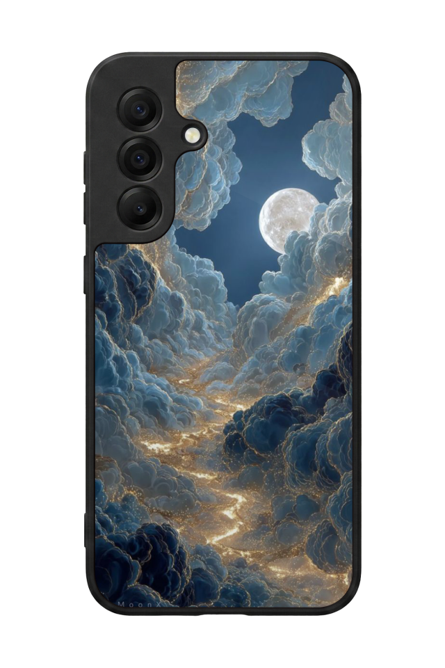 Samsung Galaxy A17 Uyumlu Ay Tasarımlı Glossy Premium Kılıf