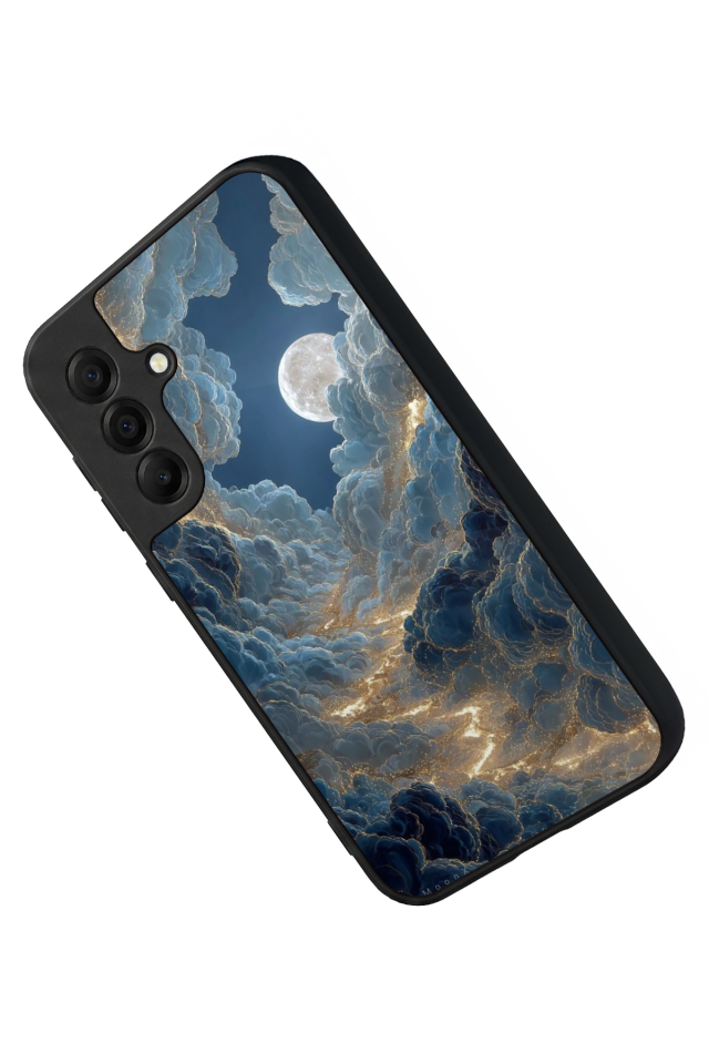 Samsung Galaxy A17 Uyumlu Ay Tasarımlı Glossy Premium Kılıf