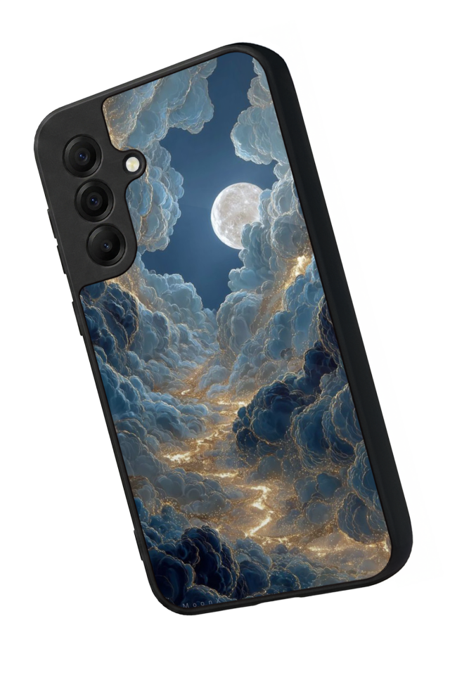 Samsung Galaxy A17 Uyumlu Ay Tasarımlı Glossy Premium Kılıf